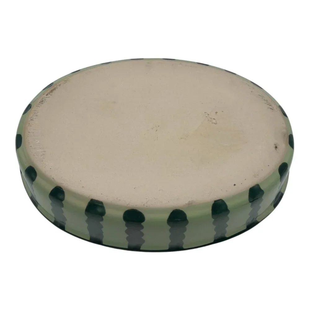 Watermelon Fruit Serving‎ Ovel Bowl Stoneware EUC